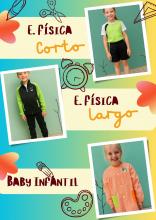 Uniformidad E. Física y baby de E. Infantil
